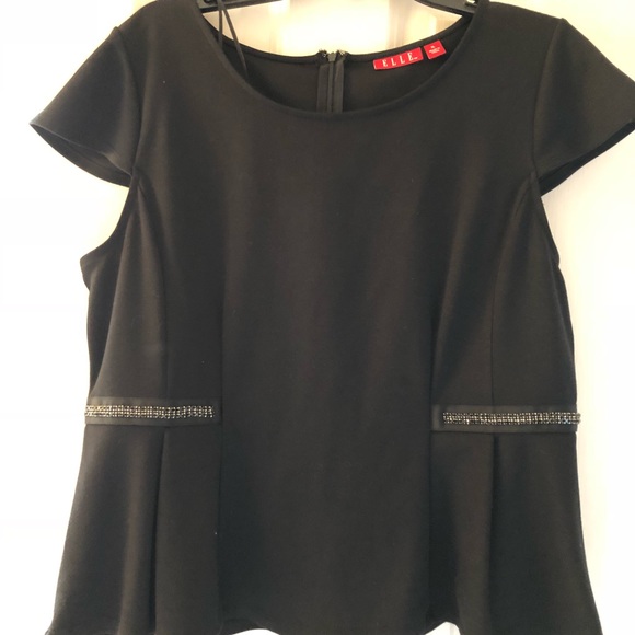 Elle Tops - ELLE peplum top
